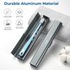 Oralphi Aluminum Toothbrush Travel Case, Portable Travel Toothbrush Holder, Durable Manual Toothbrush Box Container for Travel, Bathroom, Camping, and