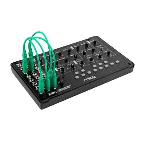 MOOG Mavis Standalone Semi-Modular Analog Synthesizer Kit with Keyboard, Analog Oscillators, Filters, Envelope Generators, Wave Folders, and Dust Cove