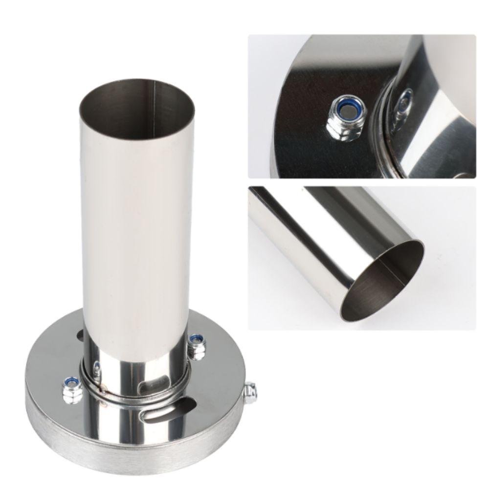Round Tailpipe Muffler Tip Universal Noise Reducer Inner Silence Exhaust Muffler Tip Car