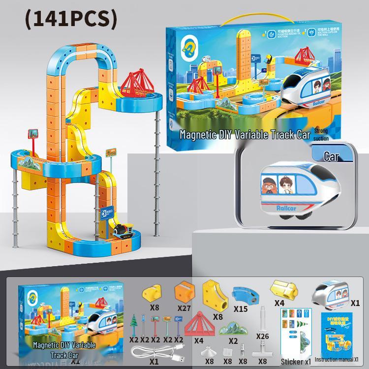 Магнитные антигравитационные строительные блоки: Игрушечная дорога для высокоскоростного поезда для детей