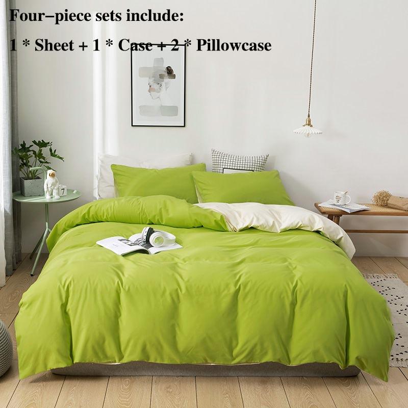 Кровать Четыре комплекта наволочек в рукаве Домашнее постельное белье 1,8 метра 2 метра Двуспальная кровать Fresh Princess Wind