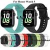 Браслет подходит для Honor Watch 5 Силиконовый ремешок для Honor Watch 5 Спортивный сменный ремешок для часов Аксессуары для часов