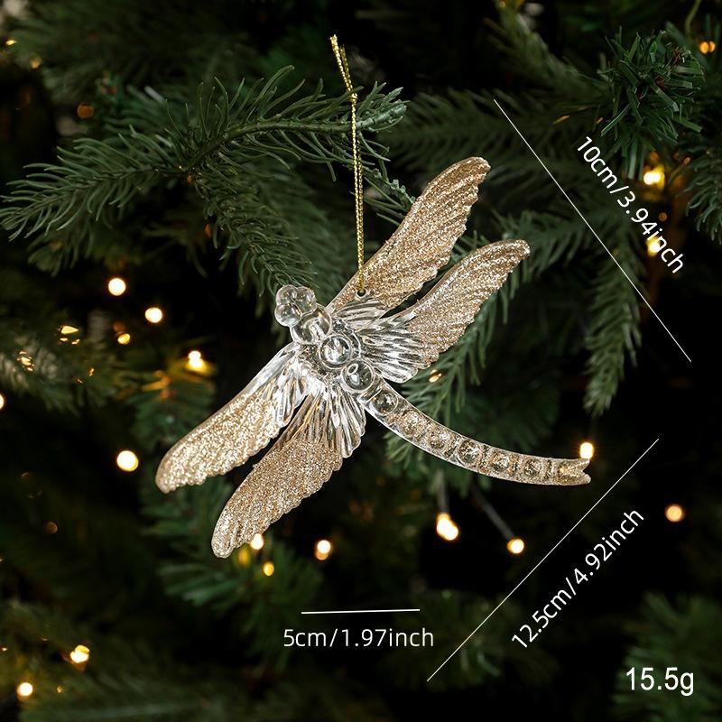 Christmas Tree Ornaments Glitter Ball Reindeer Snowflake Pendants Xmas Tree Decorations  New Year Party Decor Navidad