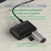 Bluetooth 5.4 аудио передатчик приемник 3.5 мм AUX USB U-диск TF карта воспроизведения беспроводной адаптер стерео музыка с микрофоном для автомобиля ТВ ПК