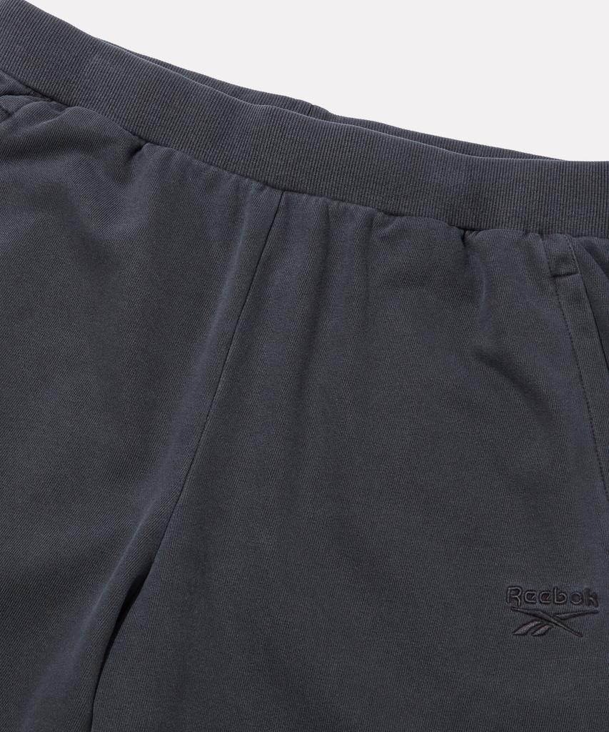 Reebok Свободные брюки-джоггеры с широкими штанинами, окрашенные в готовом виде - Темно-серый