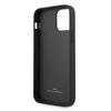 Etui do iPhone 12 BMW Hardcase Leather Curve Czerwone