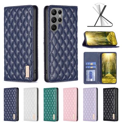 Роскошный классический кожаный чехол Diamond-Type Lattice Brand для Motorola Moto G85 G84 G54 G34 G24 G14 G04 G73 G53 G23 G13 чехол-кобура для телефона с откидной крышкой