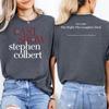 The Last Show With Stephen Colbert 2026 Tshirt Late Night Comedy Tee Fan Shirt Unisex And Unisex Cotton Tshirt Vintage Streetwear