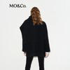 MO&Co. Women's Alpaca Blend Mid-Length Coat with Scarf