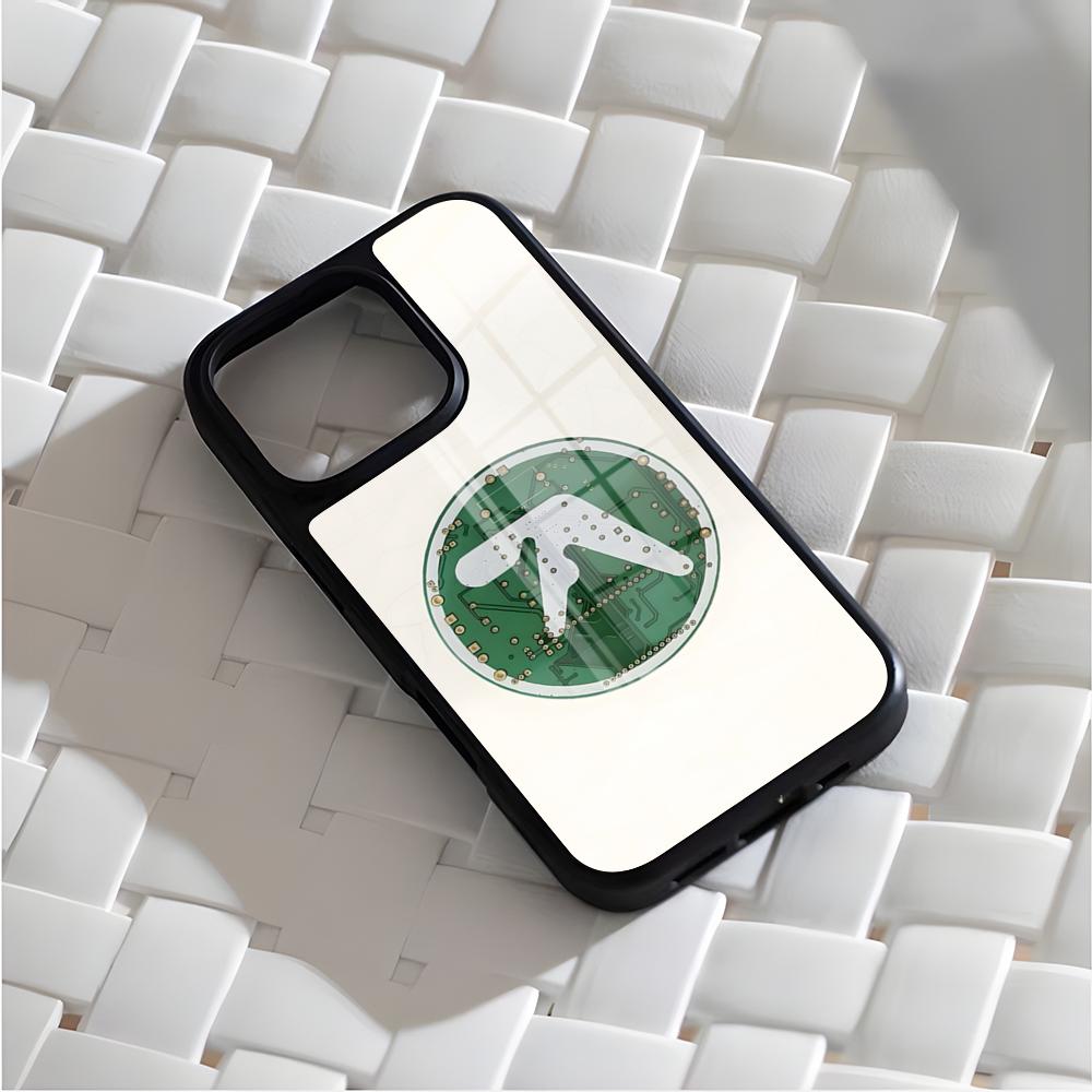 Чехол для телефона с логотипом Aphex Twin Для iPhone 17 Air 16 15 14 13 12 11 Pro Max Mini Fundas Чехол PC+TPU