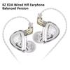 KZ EDA Balanced Version Metal Wired Earphones In-Ear Monitor Headphones Hifi Bass Sport Earbuds Noise Cancelling Gaming Headset.