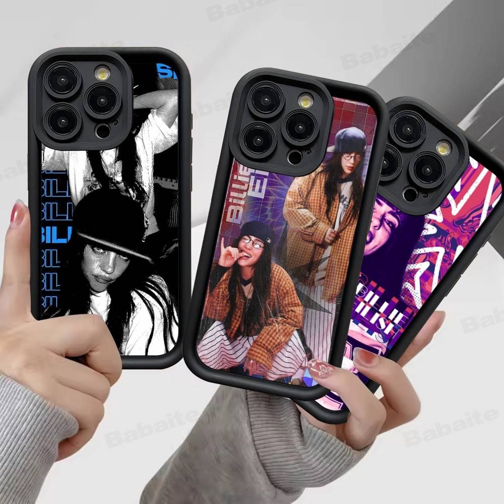 Чехол для телефона Поп-певицы B-Billie Для IPhone 17 16 15 14 13 12 11 Pro Max 16E Plus INS Мягкий чехол