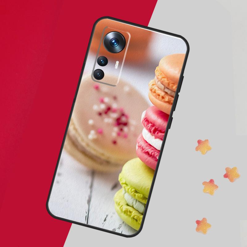 Dessert Ice Cream Macaron Food Case For Xiaomi 13T Pro 12T 11T 12 14 13 Lite 12X POCO F5 X3 X5 Pro X4 F4 M5 M5s F3 Cover