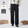 Camel Unisex Fleece-Lined Straight-Leg Cargo Pants
