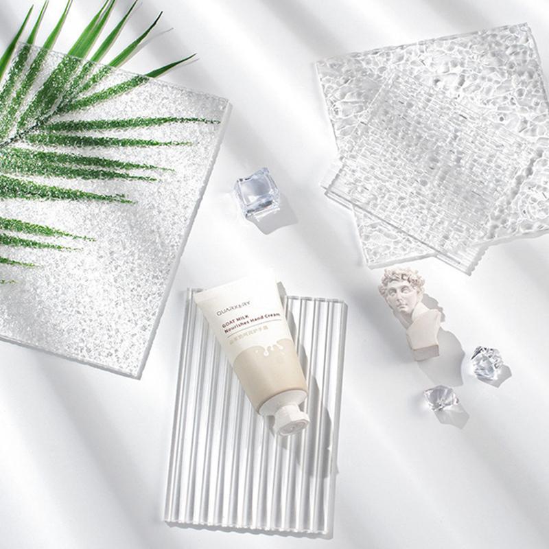 Акриловые декоративные подносы Поднос для хранения ювелирных изделий, серег, духов Настольный держатель Поднос для десертов, тортов, печенья Поднос для демонстрации кофейных кружек