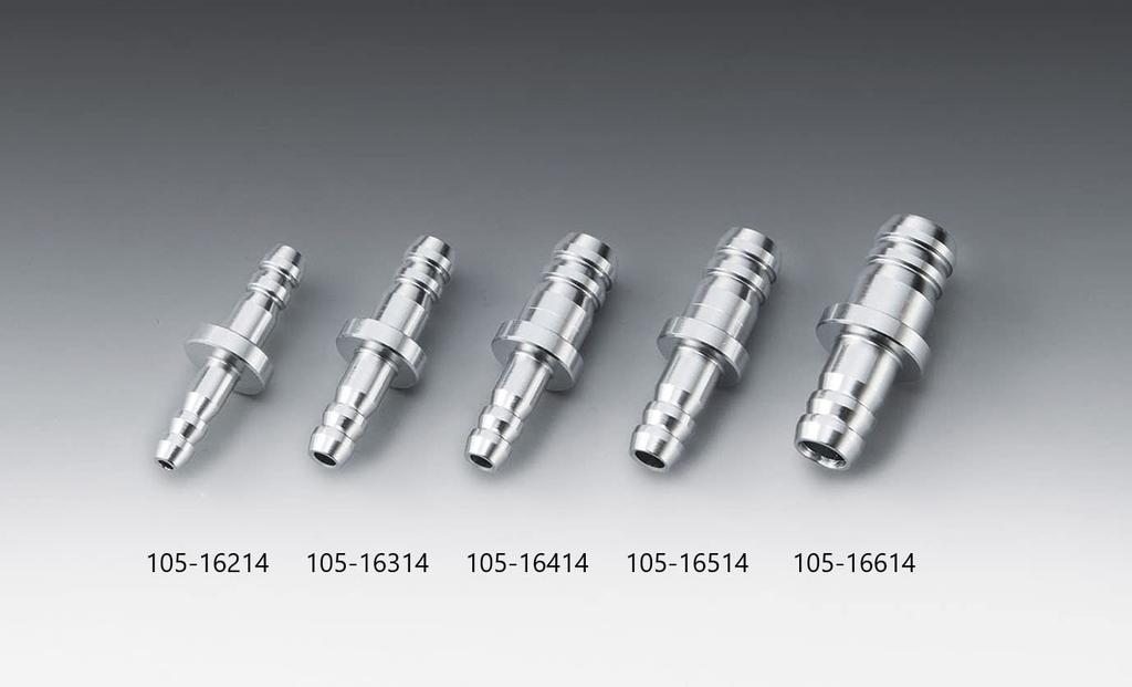 Kijima 105-16314 Мотоциклетные запчасти Соединитель для преобразования шланга 0,2 дюйма (5 мм) до 0,2 дюйма (6 мм) Алюминий Анодированный Финиш Серебристый
