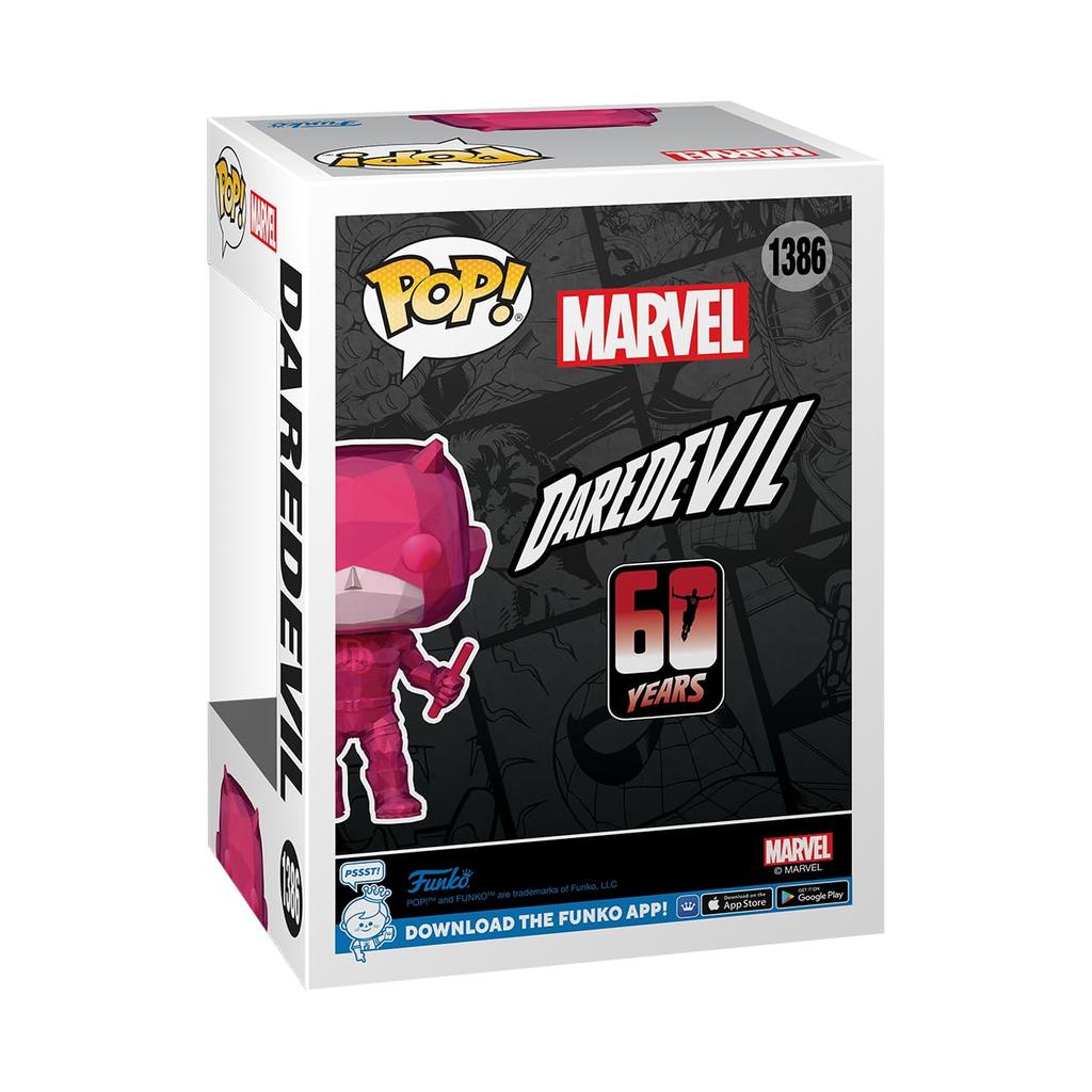 Marvel Daredevil Figure Funko Dd Funko Pop! Marvel 60th- Daredevil(Facet)