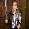 Lady Armor Jacket With Shoulder Plates 18 Gauge Steel Handmade Perfect For Cosplay Female Armor Set Halloween Lady Suit For Women