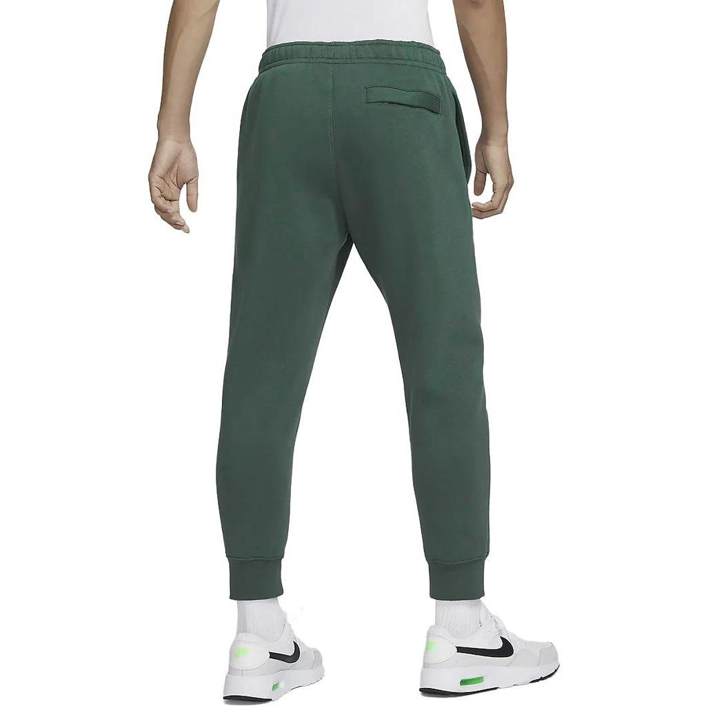 Nike Клубные флисовые трикотажные спортивные брюки с принтом и завязками на завязках, мужские спортивные брюки цвета пихты FB7479-323