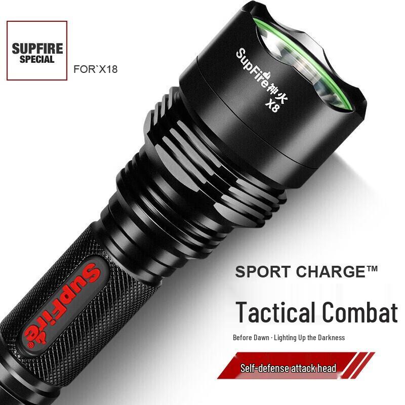 Supfire High-Power Rechargeable LED Flashlight