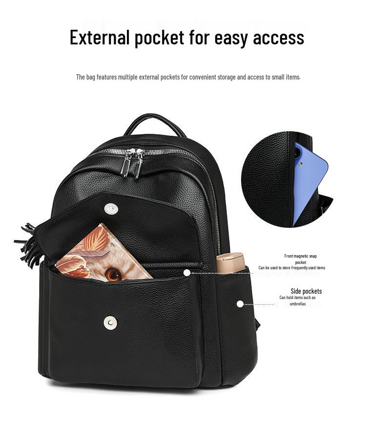 Женский рюкзак в корейском стиле 2025: Модный, Универсальный, Вместительный, Легкий Дорожный Рюкзак