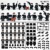 M8075 Black SWAT Police 18pcs Block Boy Blocks Toy Set