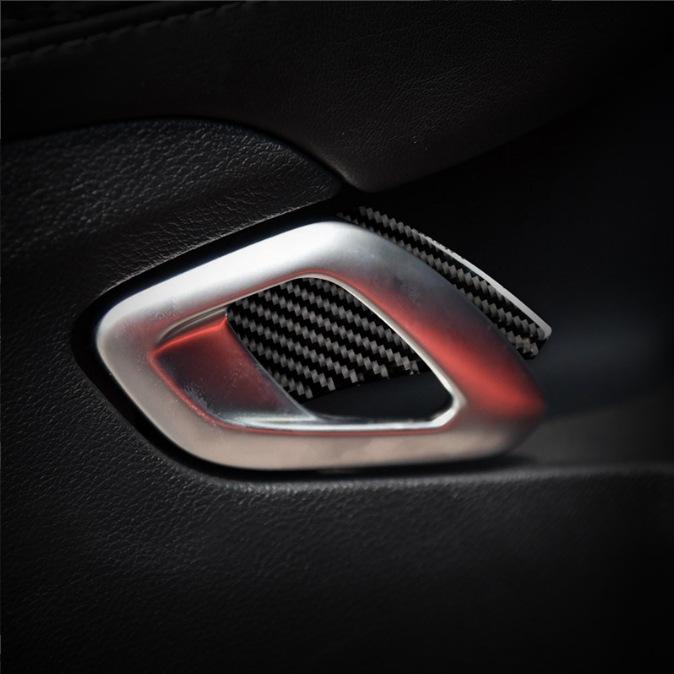 Комплект для обновления интерьера из углеволокна для Dodge Challenger - Рулевое колесо, Дверь, Консоль, Наклейки на фары