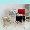 Diamond Popular Chain Grid Fashion Girl Daily Use Shoulder Bag Crossbody Bag
