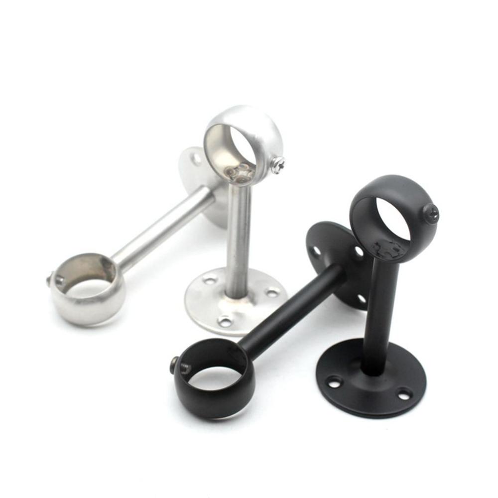 Крепление с помощью гвоздей Держатель для штанги для одежды Держатель для штанги для гардероба Опора для трубки для гардероба Кронштейн для карниза для штор