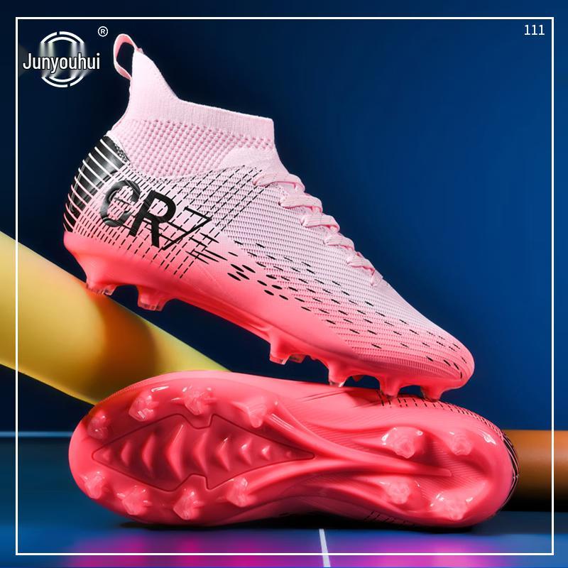 Унисекс Длинные Шипы AG Футбольные Бутсы Jun You Hui
