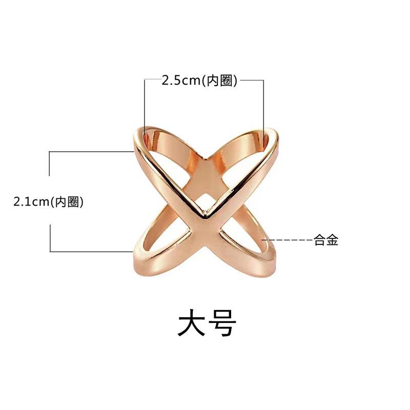 Fashion Cross Scarf Clip X Shape Metal Brooches For Women Hollow Bow Scarves Buckle Holder Shawls Jewelry Clothing