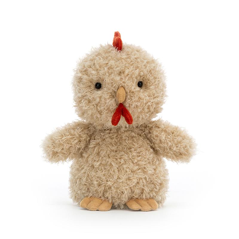 JELLYCAT Серия Короткие Ножки Животное Маленький Петушок Милая Кукла Плюшевая Кукла Высота 18 см