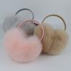 New Winter Real Fox Fur Earmuffs for Women Natural Fox Fur Scarves Dual Use Genuine Warmer Plush EarMuff Outdoor Solid Fur Scarf