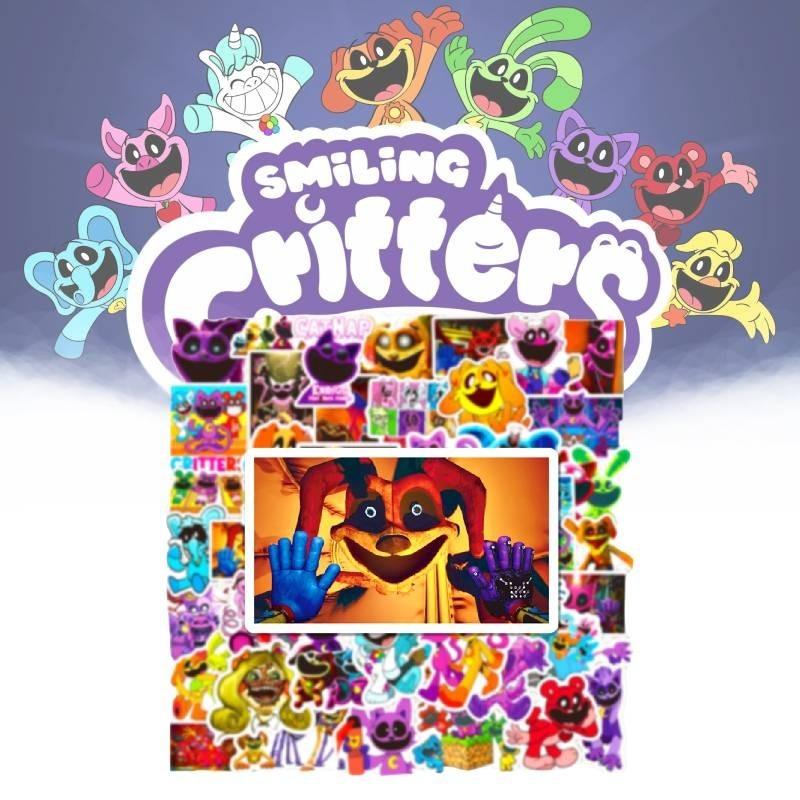 Set Of 50 Cute Smiling Critters Animal Stickers Perfect For Car Computer And Fridge