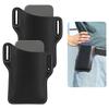Men's Leather Phone Holster for Belt Outdoor Casual Running Sports Vertical Cell Phone Holder Pouch