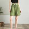 2022 Summer Fashion Korean Casual Shorts High Waist Wide Leg Women Simple Loose Harajuku Drawstring High Street Sweatshorts