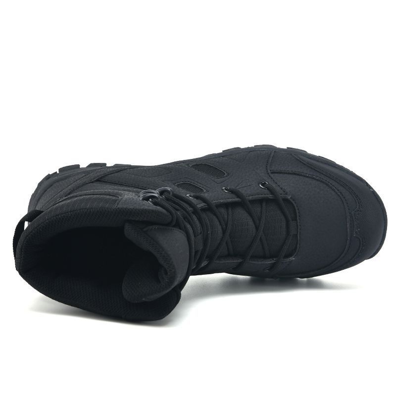 Летний сезон уличные тактические ботинки средней высоты мужские водонепроницаемые тактические пустынные ботинки тренировочная обувь полевые ботинки износостойкие походные ботинки ботинки