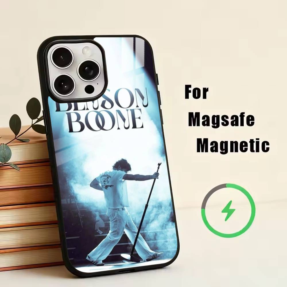 Man in Me Benson Boone Phone Case For iPhone17,16,15,14,13,12,11 Plus,Pro Magnetic For Magsafe Wireless Charging