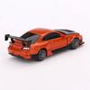 TrueScale Miniatures MINI GT 1/64 Scale Nissan Silvia S15 D-MAX Metallic Orange Right-Hand Drive Finished Model
