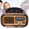 Портативный Bluetooth-радиодинамик, винтажный радиодинамик, 3 диапазона, многофункциональное Bluetooth-радио AM/FM для помещений и улицы