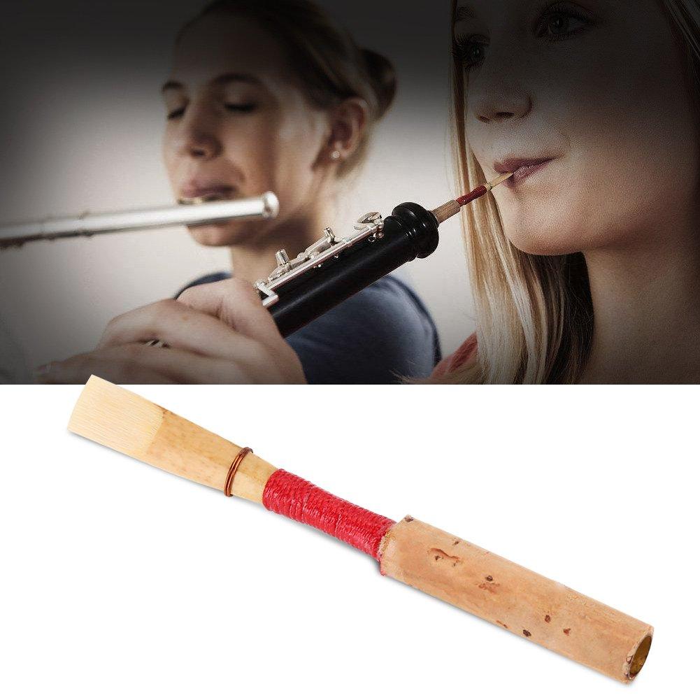 5 Handmade Medium-Strength Oboe Reeds, Perfect for Beginners, Lightweight, Portable, Easy Installation, Durable, and Easy To Use with Protective
