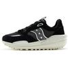 Jazz Series Retro Casual Cushioning Non-Slip Wear-Resistant Breathable Low-Top Running Shoes Women Sneaker Black S69003-1