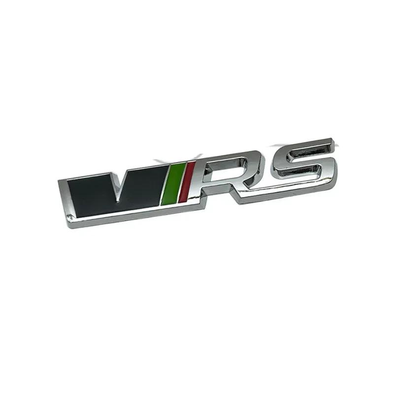 3D Хромированный Металлический Авто Стайлинг Логотип VRS Наклейка-Эмблема на Переднюю Решетку для Skoda Octavia Fabia Rapid Superb Kodiaq Наклейки на Задний Багажник