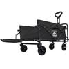 YouTen 2024 Outdoor Wagon Carry Wagon Большая вместимость Carry Cart Camping Wagon Складной расширенный багажный отсек 4 колеса Прочные жесткие широкие шины