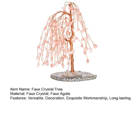 Искусственный кристалл, украшение в виде дерева, изысканное качество изготовления, камни на удачу, денежное дерево для украшения дома и офиса, секс-одежда для взрослых
