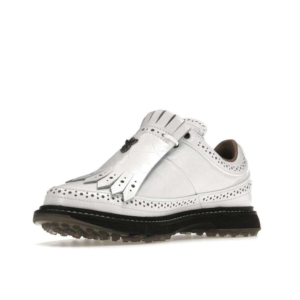 Bogey Boys x adidas MC80 Golf Белые Темно-серебристые Унисекс Кроссовки Облачно-белые Основной черный Темно-серебристый металлик GW2113