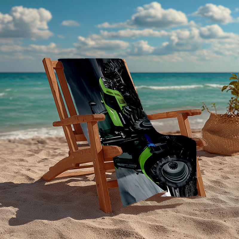 Tractor Fashion Beach Towel: Ideal for Summer Adventures Soft, absorbent and quick drying suitable for swimming and bathing