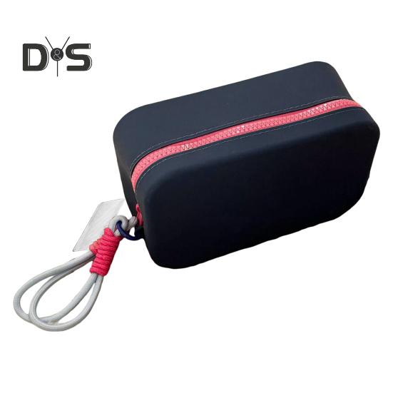 Силиконовая сумка для хранения большой емкости, водонепроницаемая застежка-молния, портативная косметичка, органайзер для косметики