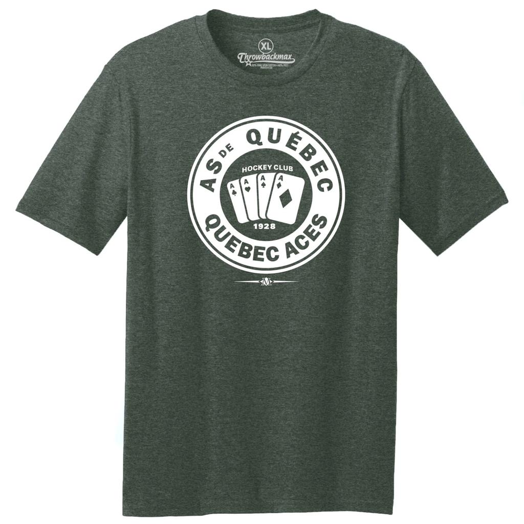 Quebec Aces 1928 Hockey TRI-BLEND Tee Shirt