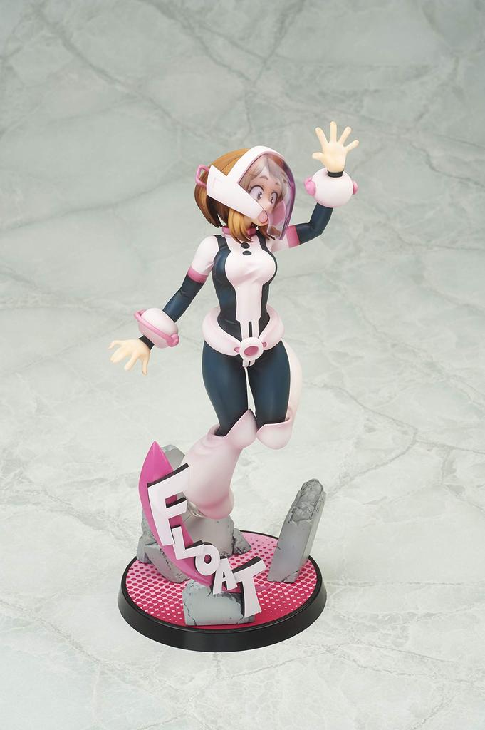 Bell Fine My Hero Academia Uraraka Ochako Hero Suit масштаб ПВХ окрашенный готовый продукт фигурка перепродажа Ver. 1/8